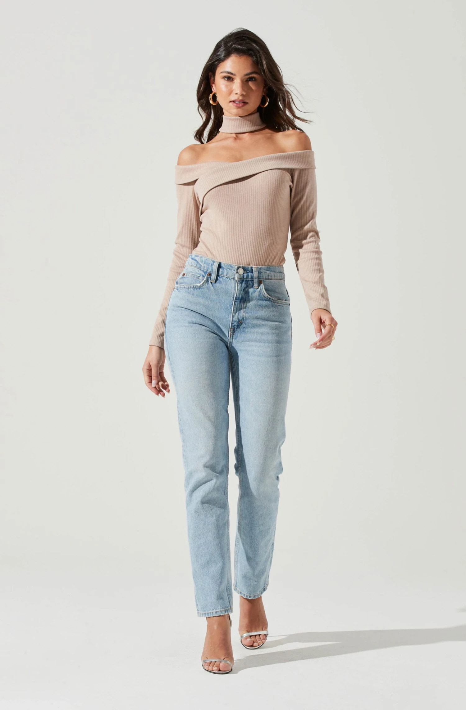 Tribeca Choker Neck Off Shoulder Bodysuit 10 Tribeca Choker Neck Off Shoulder Bodysuit - Image 8