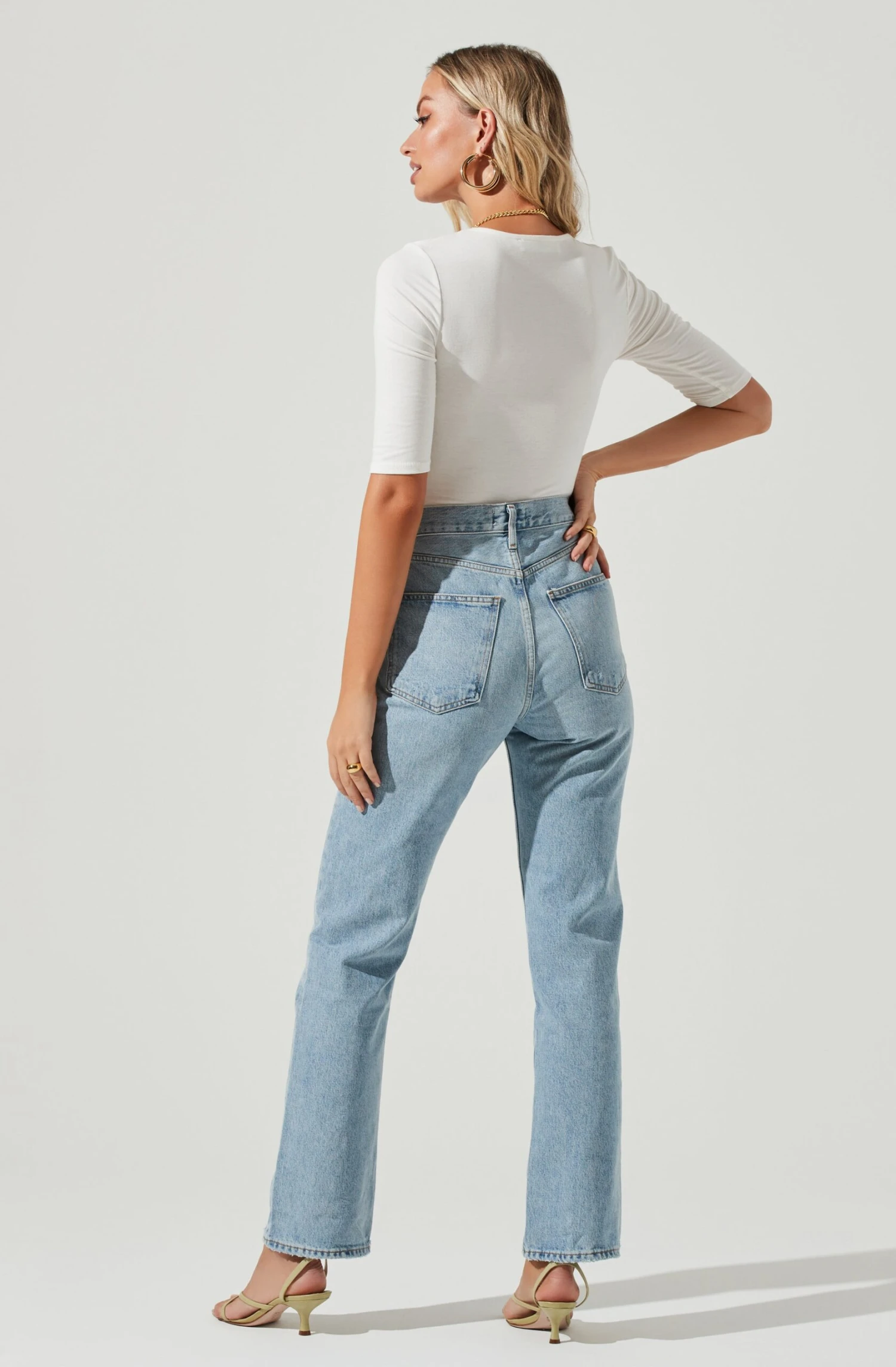 Mariona Cross Front Half Sleeve Bodysuit 7 Mariona Cross Front Half Sleeve Bodysuit - Image 5