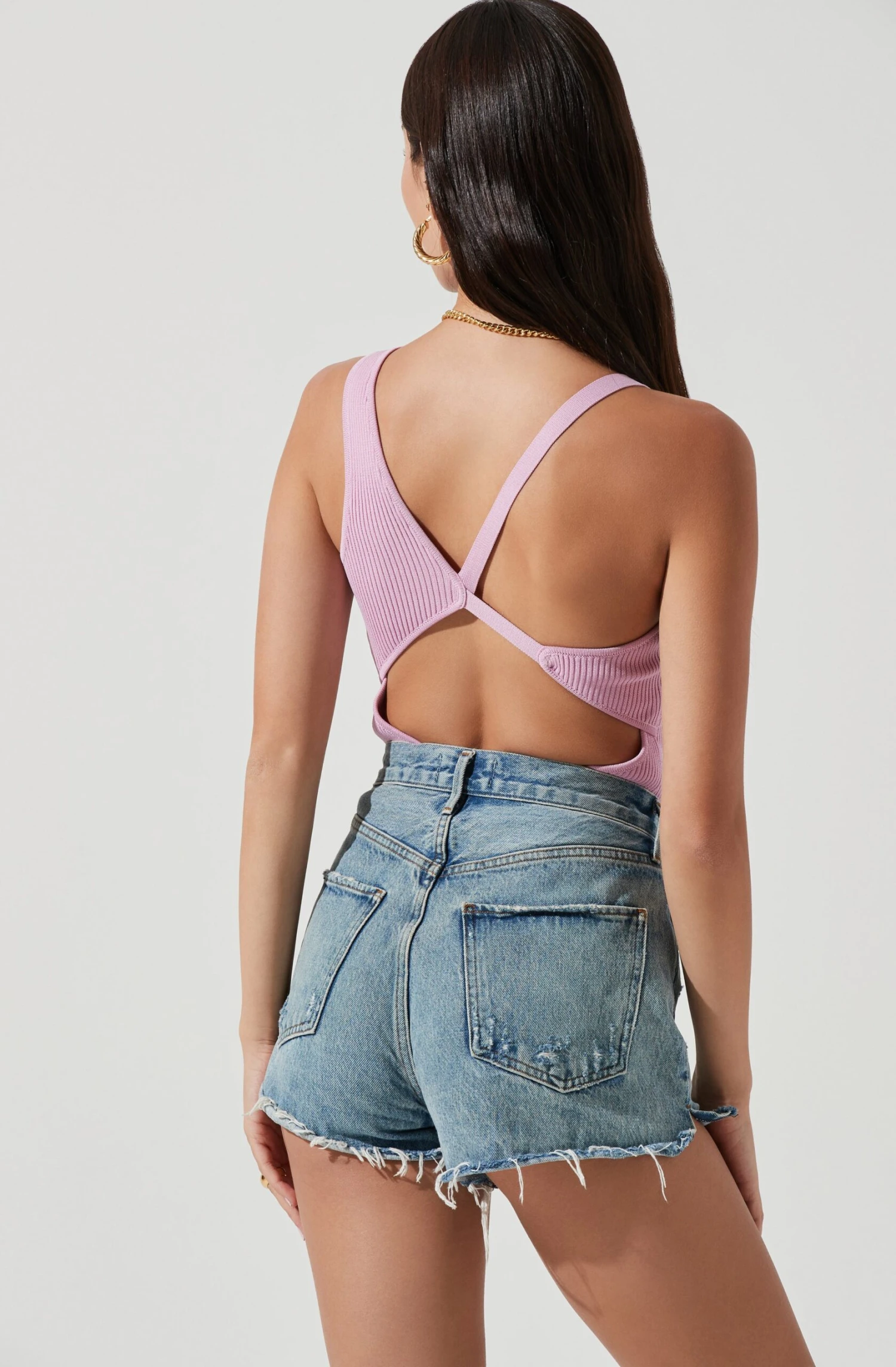 Shanice Ribbed Knit Cutout Bodysuit 14 Shanice Ribbed Knit Cutout Bodysuit - Image 12