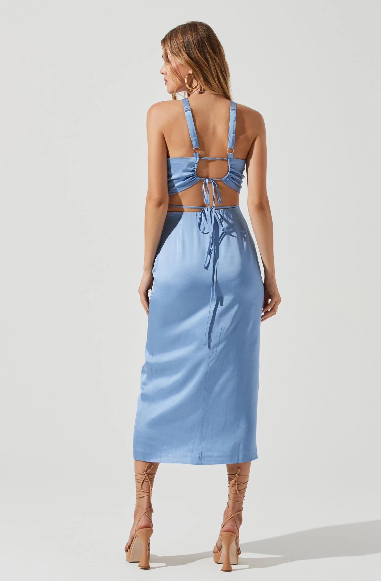 Robin Tie Waist Cutout Midi Skirt 7 Robin Tie Waist Cutout Midi Skirt - Image 5