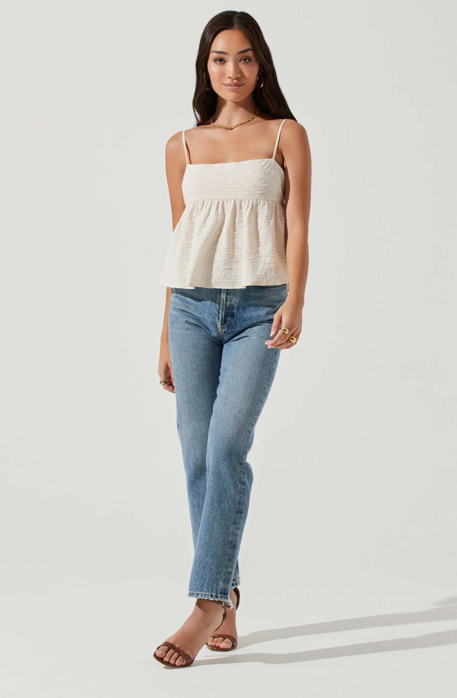 Benson Crinkle Cutout Babydoll Top 11 Benson Crinkle Cutout Babydoll Top - Image 9