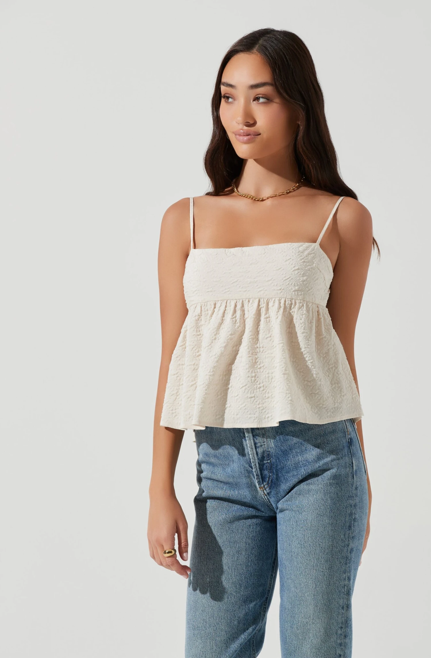 Benson Crinkle Cutout Babydoll Top 12 Benson Crinkle Cutout Babydoll Top - Image 10