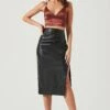 Melody Faux Leather Midi Skirt 1 Melody Faux Leather Midi Skirt -Dress Sales Store ACT17294 RUST 1576 5a989905 7e54 4cd4 9ba8 e55e97ae48d2