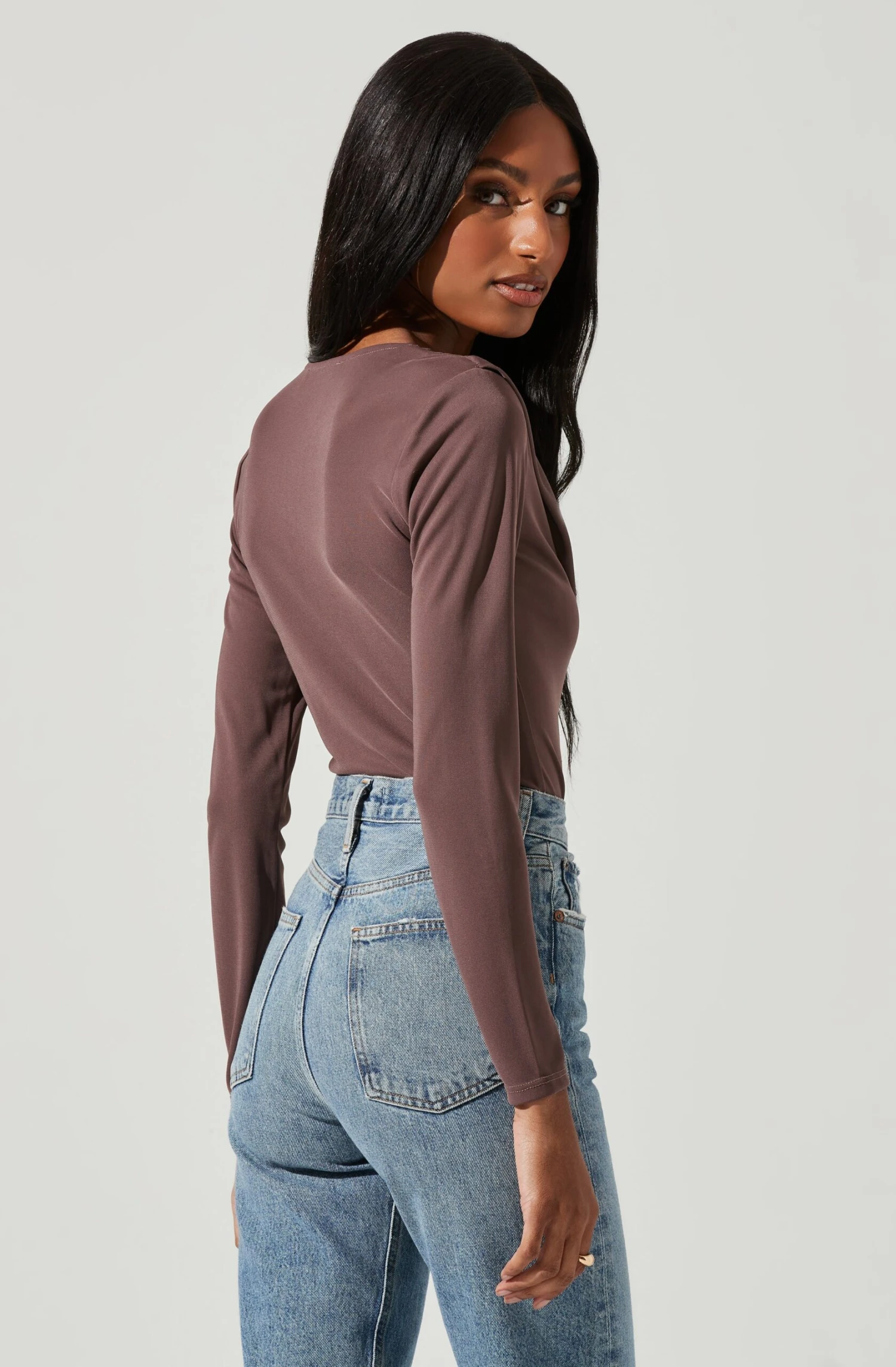 Kimberly Cowl Neck Long Sleeve Bodysuit 8 Kimberly Cowl Neck Long Sleeve Bodysuit - Image 6