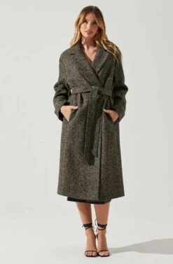 Rhodes Herringbone Tie Waist Coat 10 Rhodes Herringbone Tie Waist Coat -Dress Sales Store ACT17355B BLACKBROWNMULTI 2