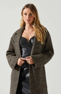 Rhodes Herringbone Tie Waist Coat 11 Rhodes Herringbone Tie Waist Coat -Dress Sales Store ACT17355B BLACKBROWNMULTI 4