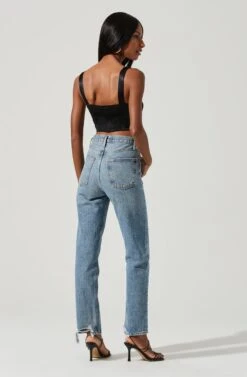 Larinna Hook And Eye Bustier Crop Top 14 Larinna Hook And Eye Bustier Crop Top -Dress Sales Store ACT17368 BLACK 0422