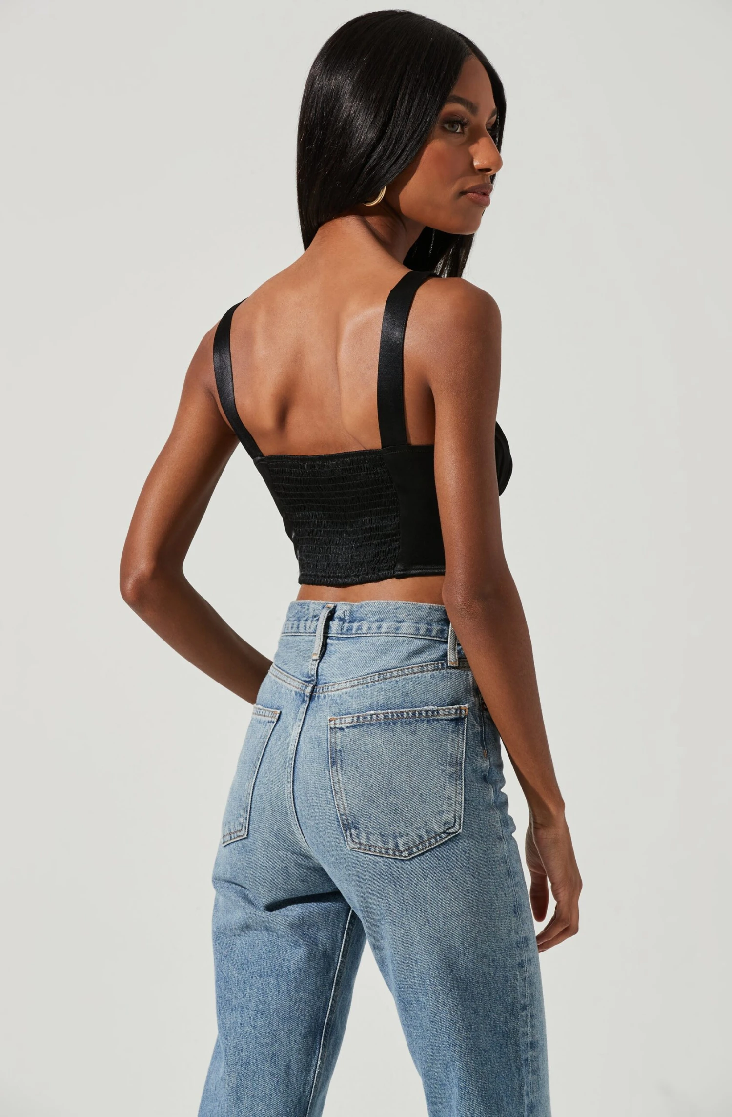 Larinna Hook And Eye Bustier Crop Top 6 Larinna Hook And Eye Bustier Crop Top - Image 4