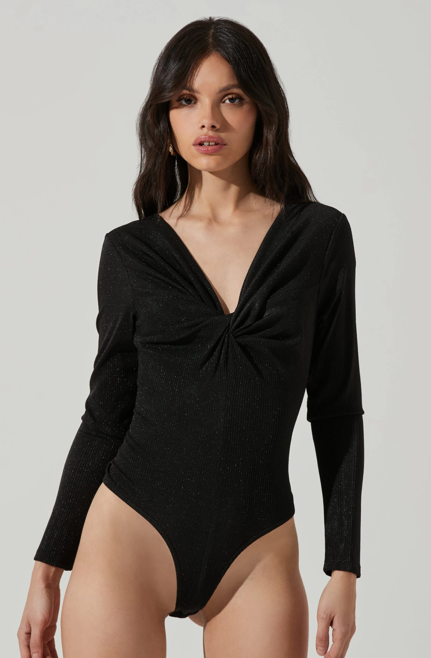 Reese Metallic Twist Front Bodysuit 11 Reese Metallic Twist Front Bodysuit - Image 9
