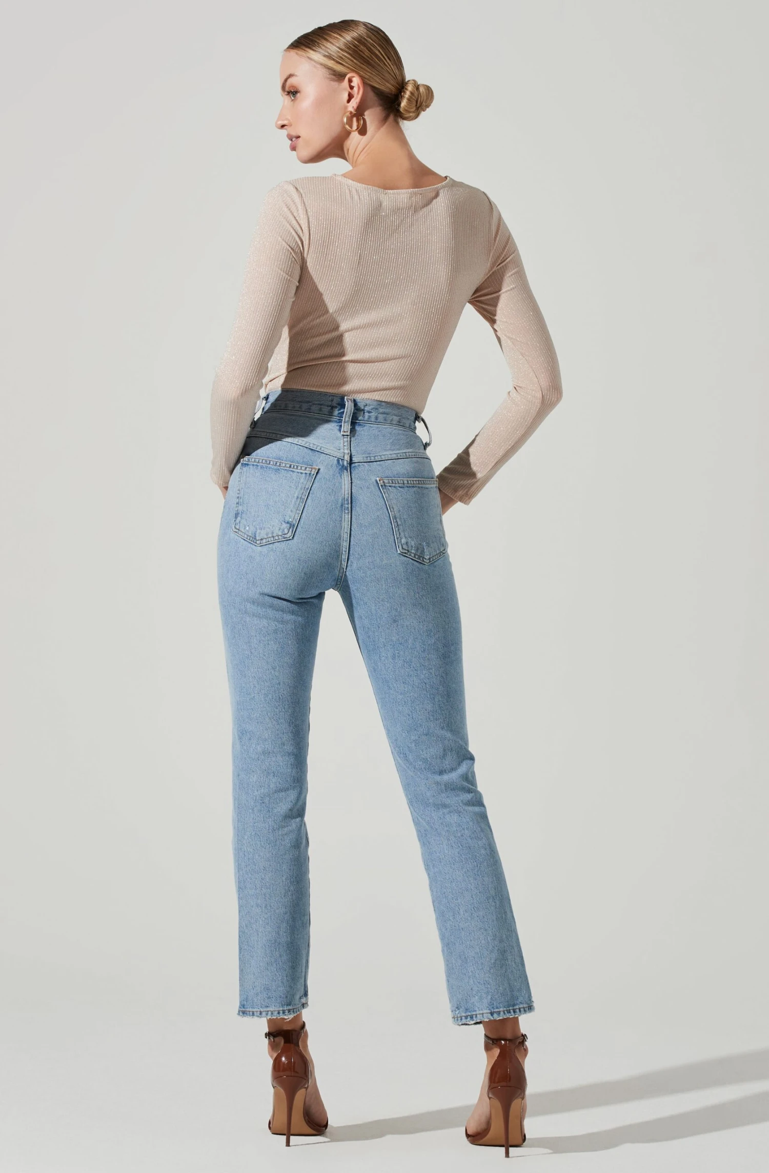 Reese Metallic Twist Front Bodysuit 7 Reese Metallic Twist Front Bodysuit - Image 5