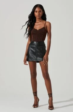 Suri Metallic Crop Top 10 Suri Metallic Crop Top -Dress Sales Store ACT17408 COPPERMETALLIC 1