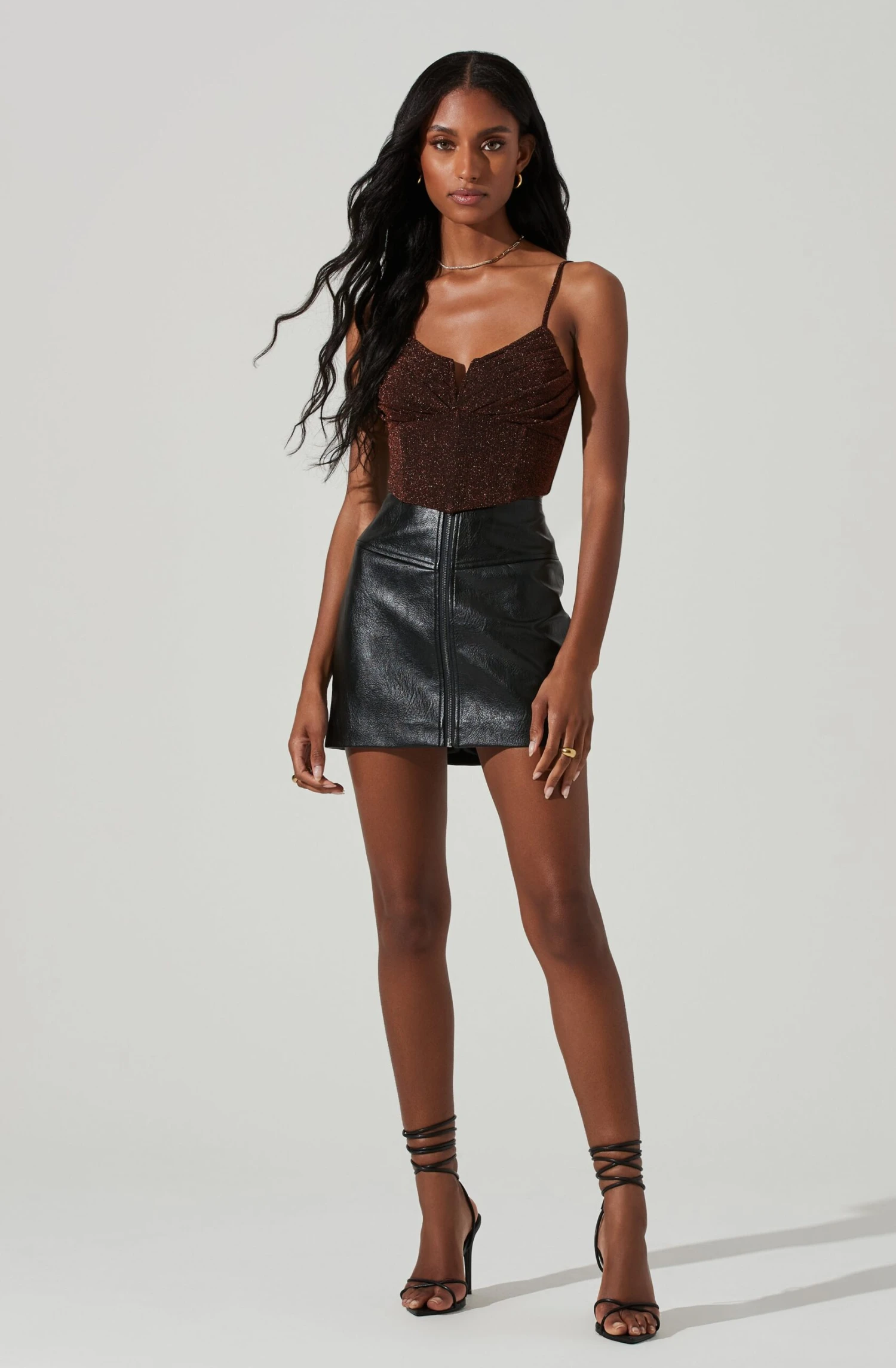 Suri Metallic Crop Top 4 Suri Metallic Crop Top - Image 2