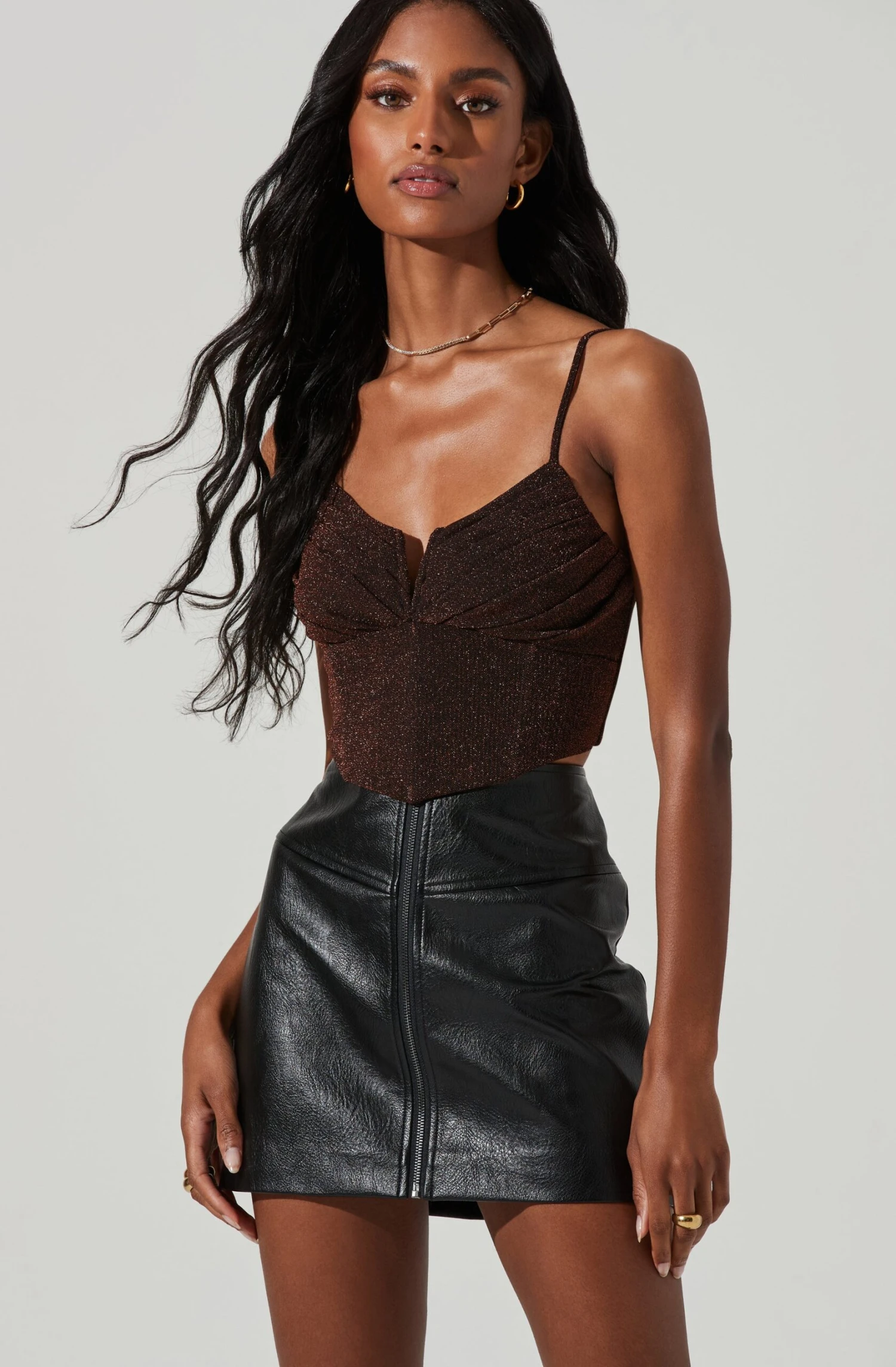 Suri Metallic Crop Top 3 Suri Metallic Crop Top