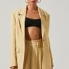Laudine Oversized Blazer 2 Laudine Oversized Blazer -Dress Sales Store ACT17526 MAIZE 2
