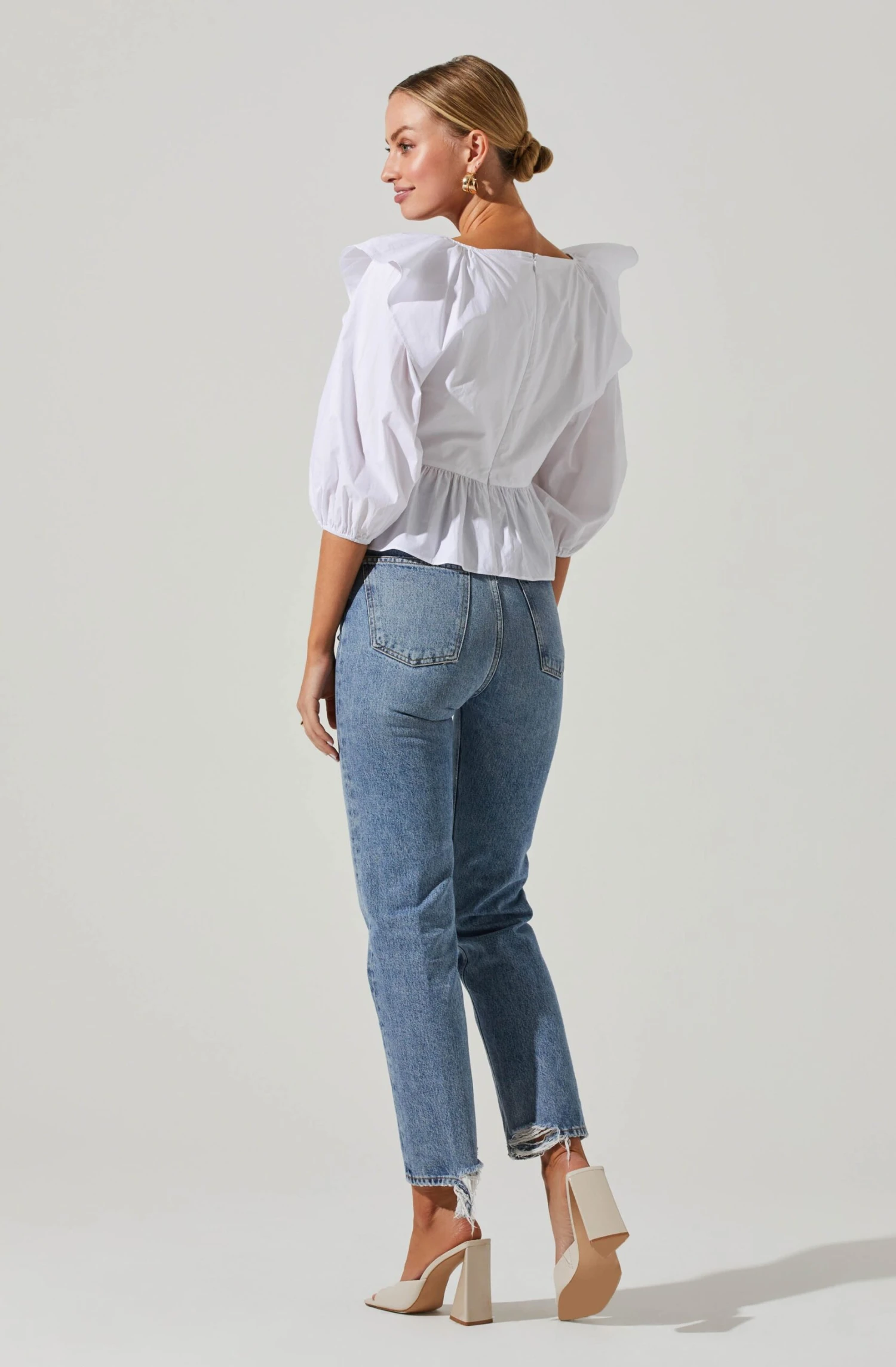 Gemma Ruffle Peplum Top 11 Gemma Ruffle Peplum Top - Image 9