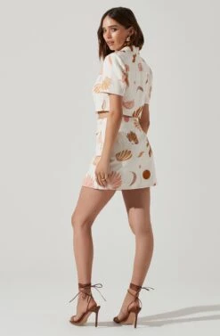 Kiria Cropped Jacket 12 Kiria Cropped Jacket -Dress Sales Store ACT17762P BROWNPINKCREAM 6