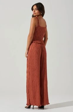 Janesa Sleeveless Top 22 Janesa Sleeveless Top -Dress Sales Store ACT17817 RUST 5