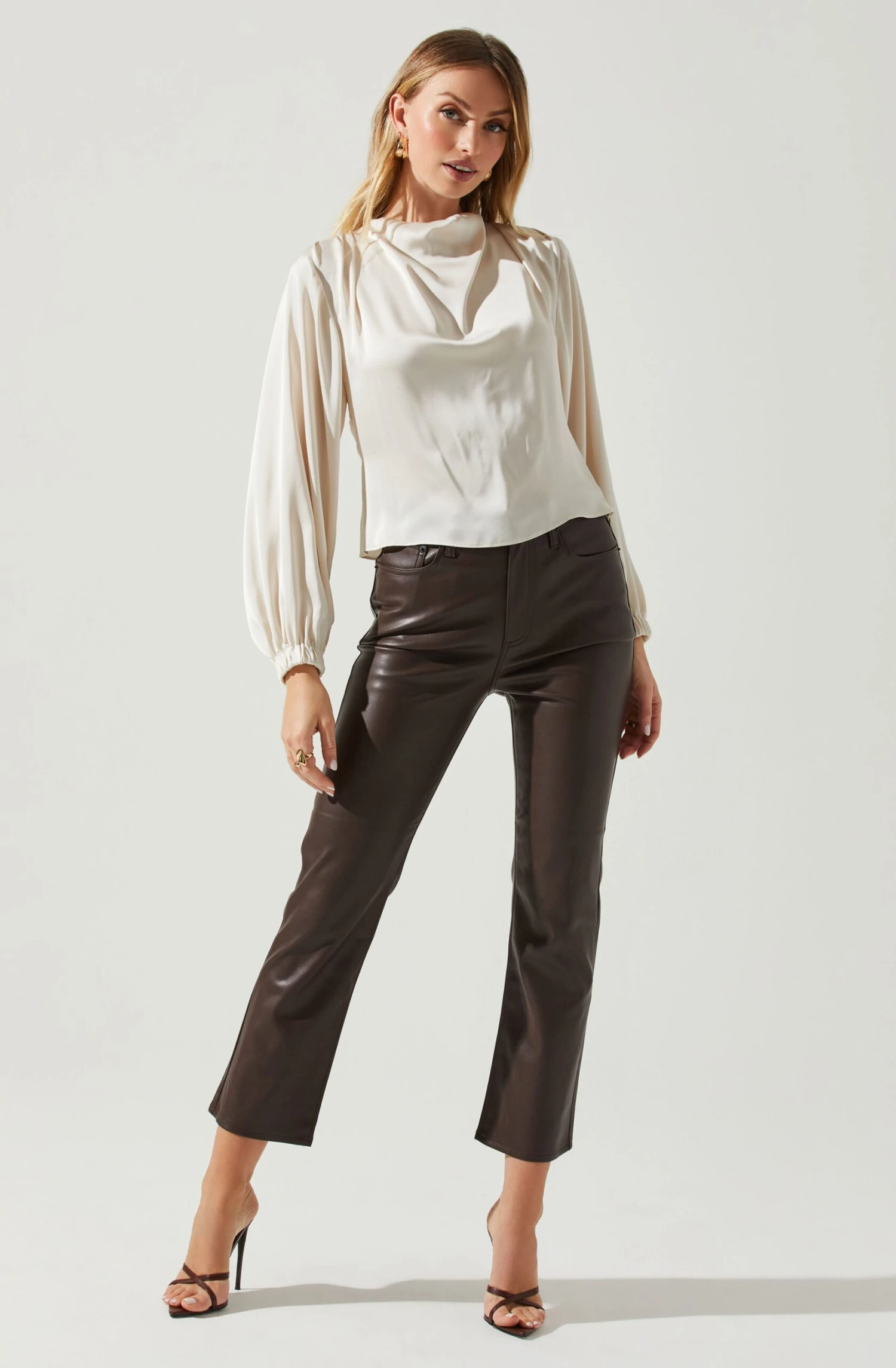 Veronica Satin Cutout Top 4 Veronica Satin Cutout Top - Image 2