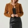 Lyssa Cropped Jacket 1 Lyssa Cropped Jacket -Dress Sales Store ACT17853B CAMEL 4