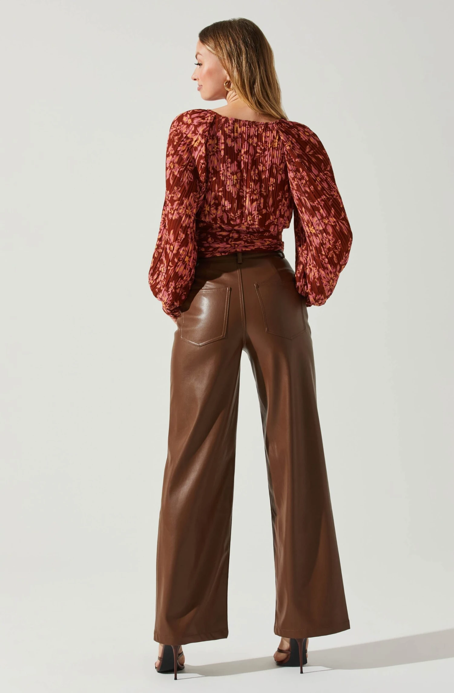 Pernilla Pleated Floral Puff Sleeve Top 12 Pernilla Pleated Floral Puff Sleeve Top - Image 11