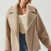 Layne Oversized Moto Jacket 2 Layne Oversized Moto Jacket -Dress Sales Store ACT17865 TAUPE 4
