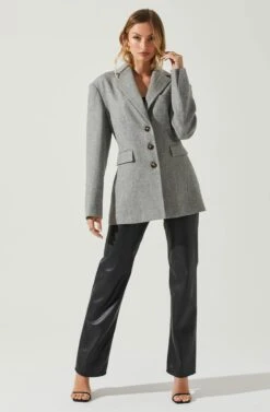 Galilea Oversized Blazer -Dress Sales Store ACT17892 GRAY 1