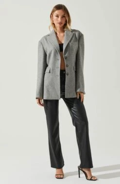 Galilea Oversized Blazer -Dress Sales Store ACT17892 GRAY 2