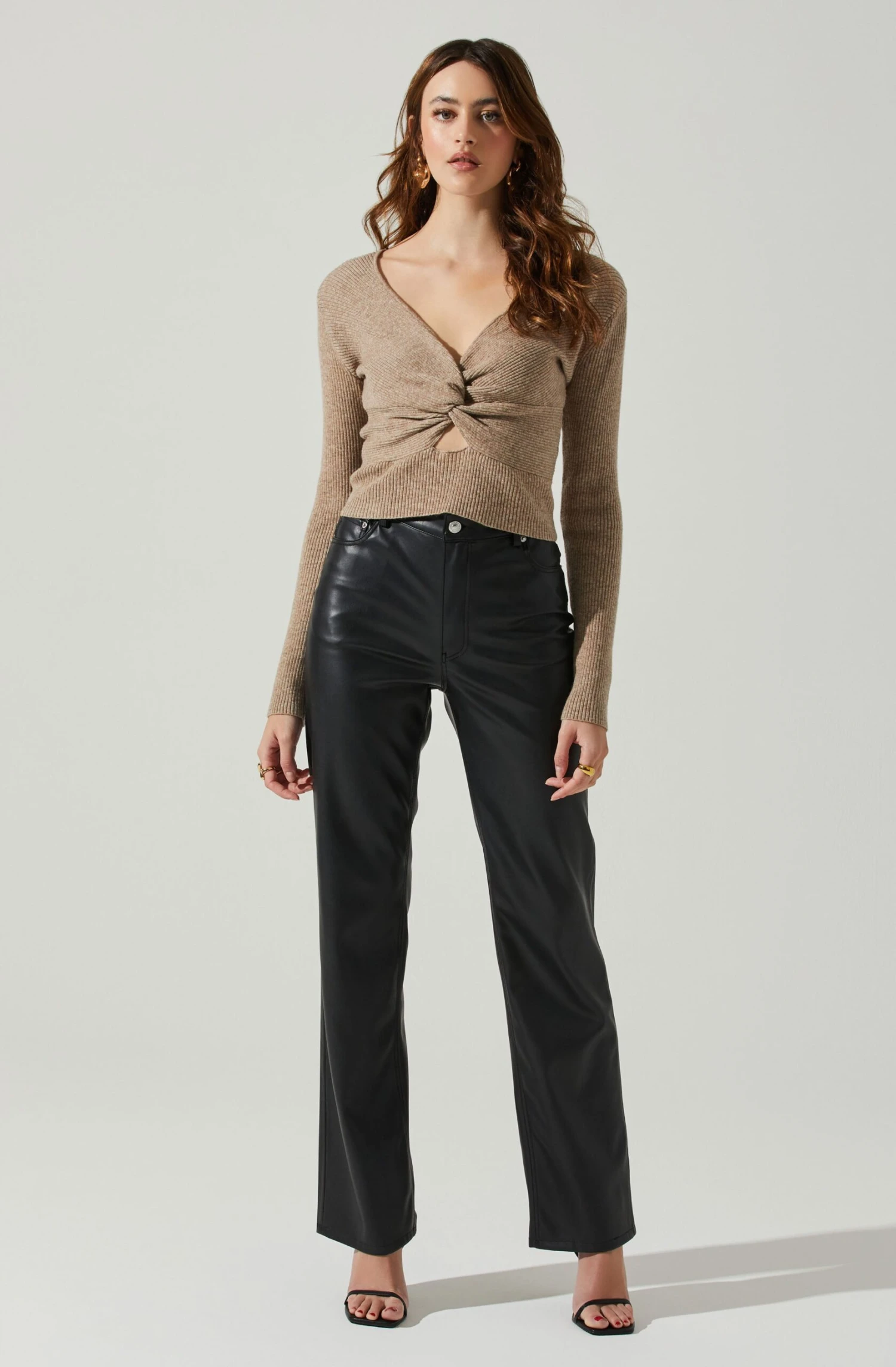 Rylee Twist Front Cutout Sweater 16 Rylee Twist Front Cutout Sweater - Image 14