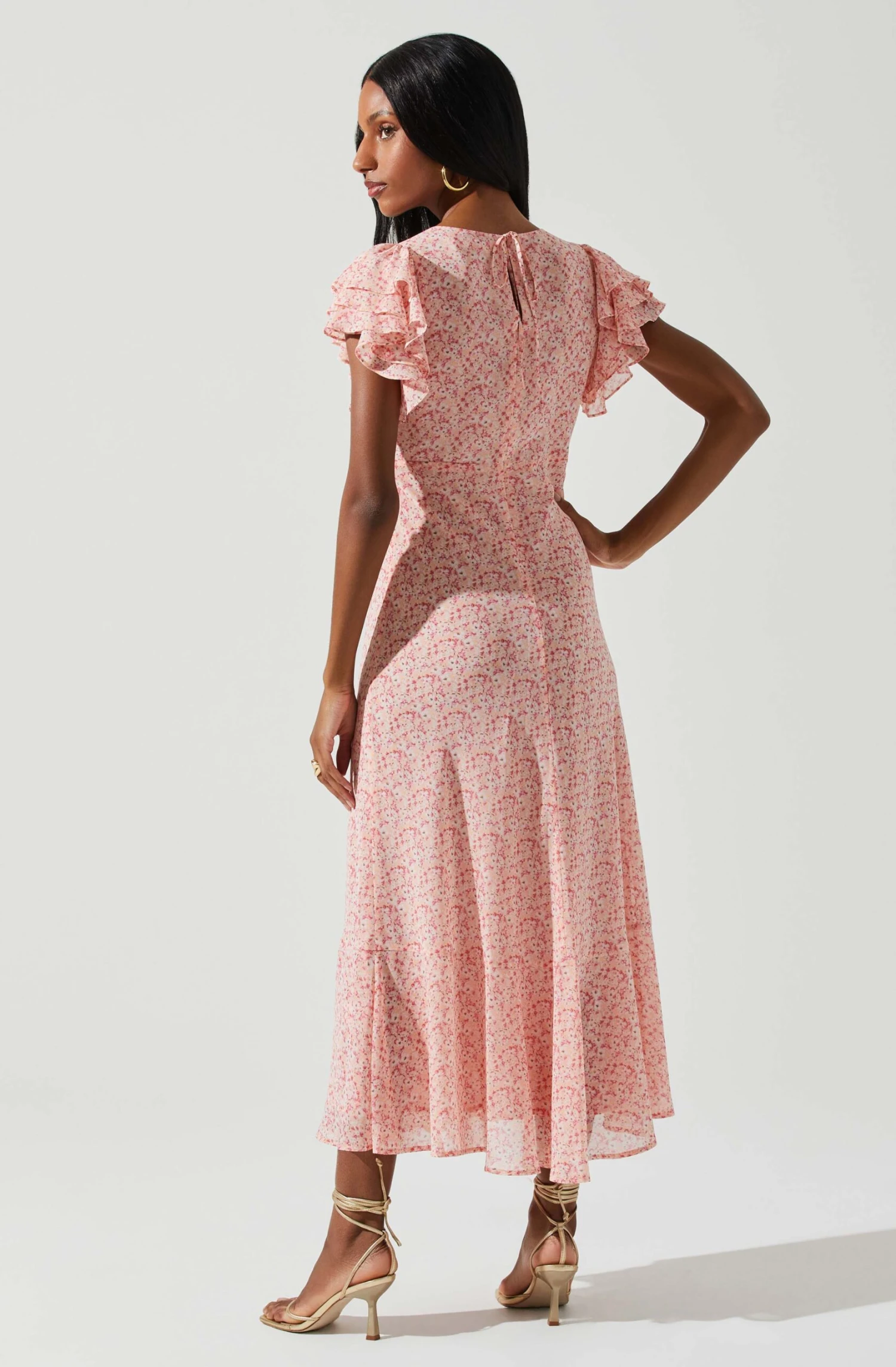 Celestine Floral Ruffle Midi Dress 14 Celestine Floral Ruffle Midi Dress - Image 12