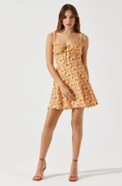 Sweetheart Neck Open Back Mini Dress 20 Sweetheart Neck Open Back Mini Dress -Dress Sales Store ADR101821 YELLOWREDDITSY 1