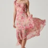 Camelia Floral Midi Dress 2 Camelia Floral Midi Dress -Dress Sales Store ADR101861C PINKGREENFLORAL 1