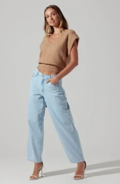 Checkered Sweater Vest 17 Checkered Sweater Vest -Dress Sales Store ALT16416 CI TAUPE 2