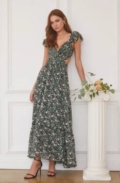 Primrose Floral Strappy Back Maxi Dress 19 Primrose Floral Strappy Back Maxi Dress -Dress Sales Store ASTR FALL23 ASSETS 1844