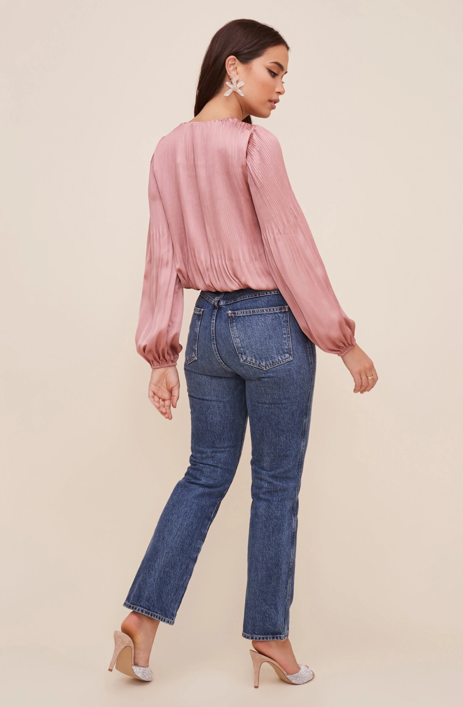 Long Sleeve Wrap Front Top 5 Long Sleeve Wrap Front Top - Image 3