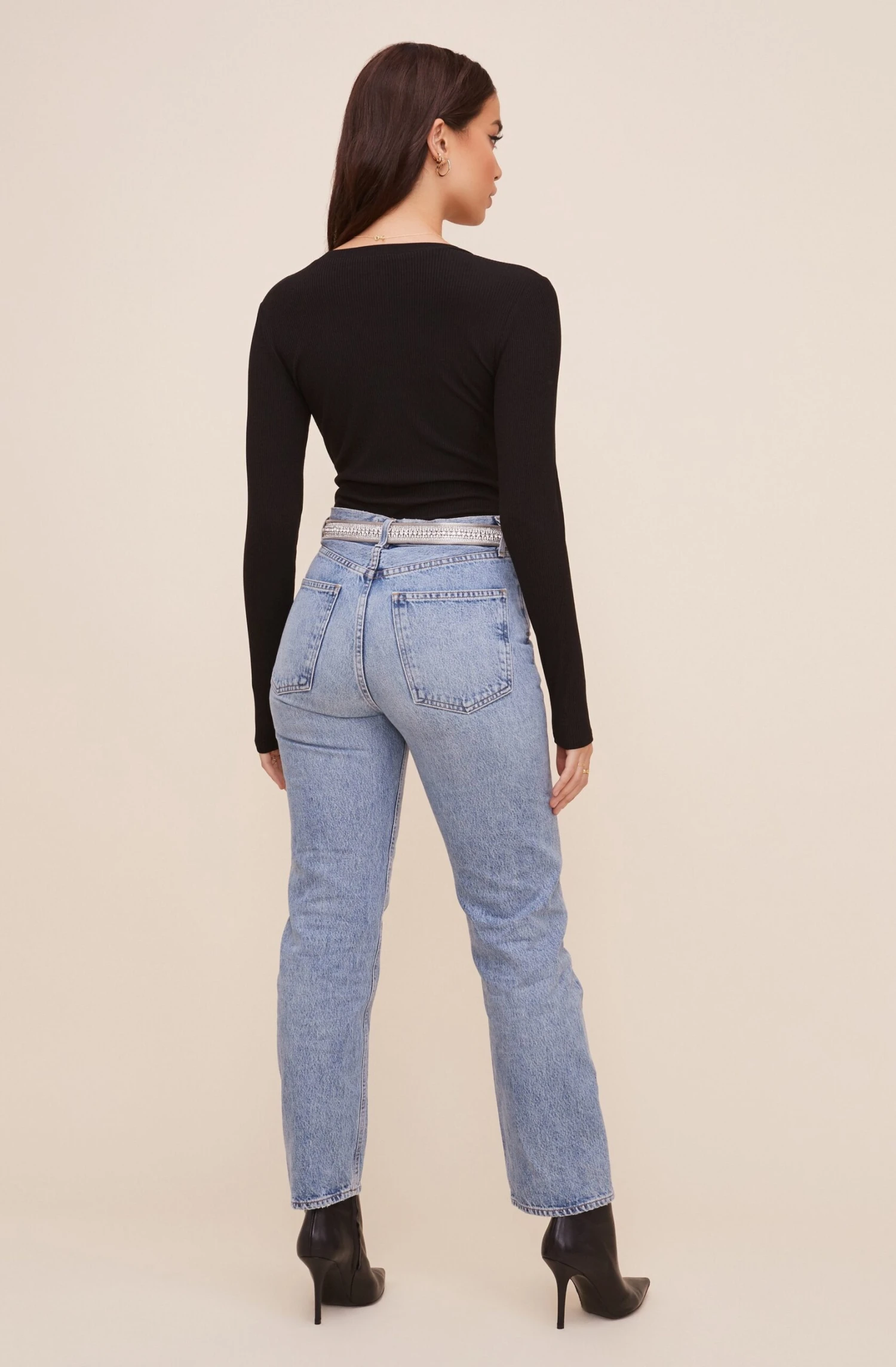 Halliwell Ribbed Henley Bodysuit 14 Halliwell Ribbed Henley Bodysuit - Image 12