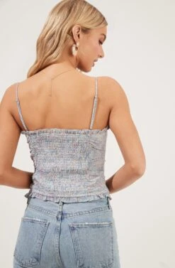 Ruched Cami 21 Ruched Cami -Dress Sales Store AT16731 BLUEMULTIDITSY 6