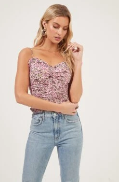 Ruched Cami 27 Ruched Cami -Dress Sales Store AT16731 FUCHSIA OLIVEDITSY 2