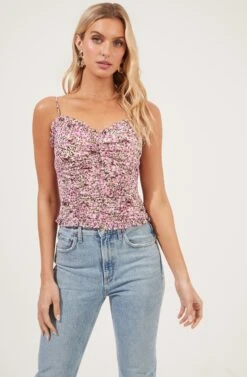 Ruched Cami 23 Ruched Cami -Dress Sales Store AT16731 FUCHSIA OLIVEDITSY 3