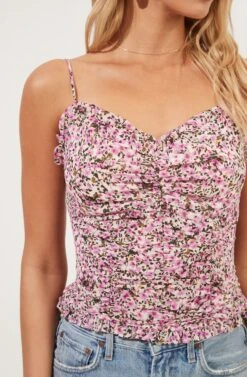 Ruched Cami 28 Ruched Cami -Dress Sales Store AT16731 FUCHSIA OLIVEDITSY 4