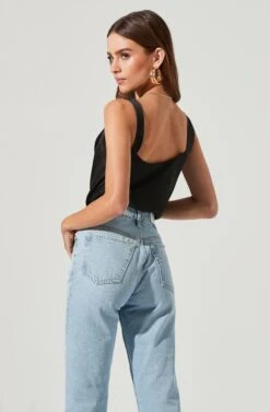 Cowl Neck Asymmetrical Strap Bodysuit 29 Cowl Neck Asymmetrical Strap Bodysuit -Dress Sales Store AT16767 BLACK 1969