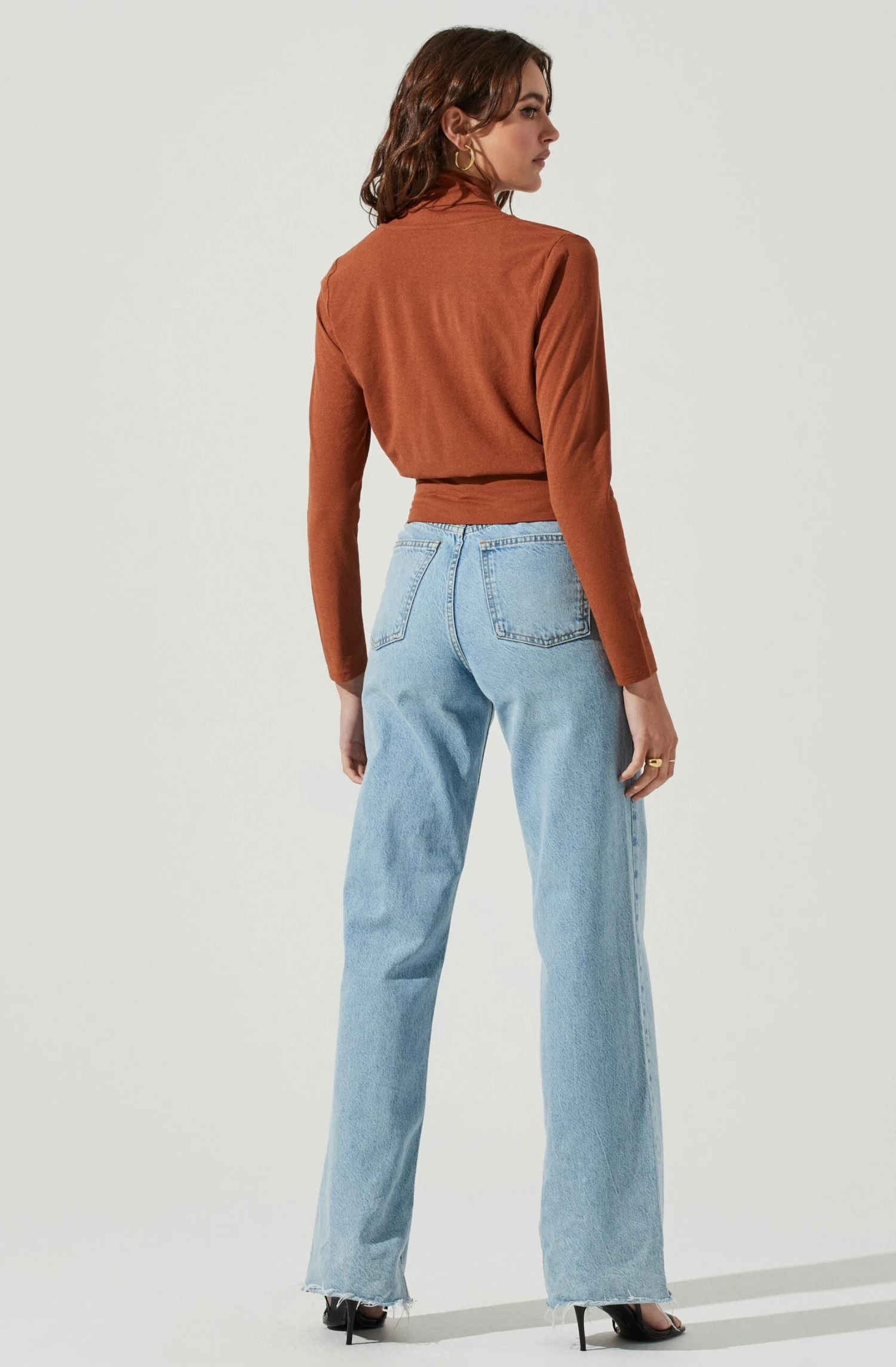 Long Sleeve Mock Neck Shrug 11 Long Sleeve Mock Neck Shrug - Image 9