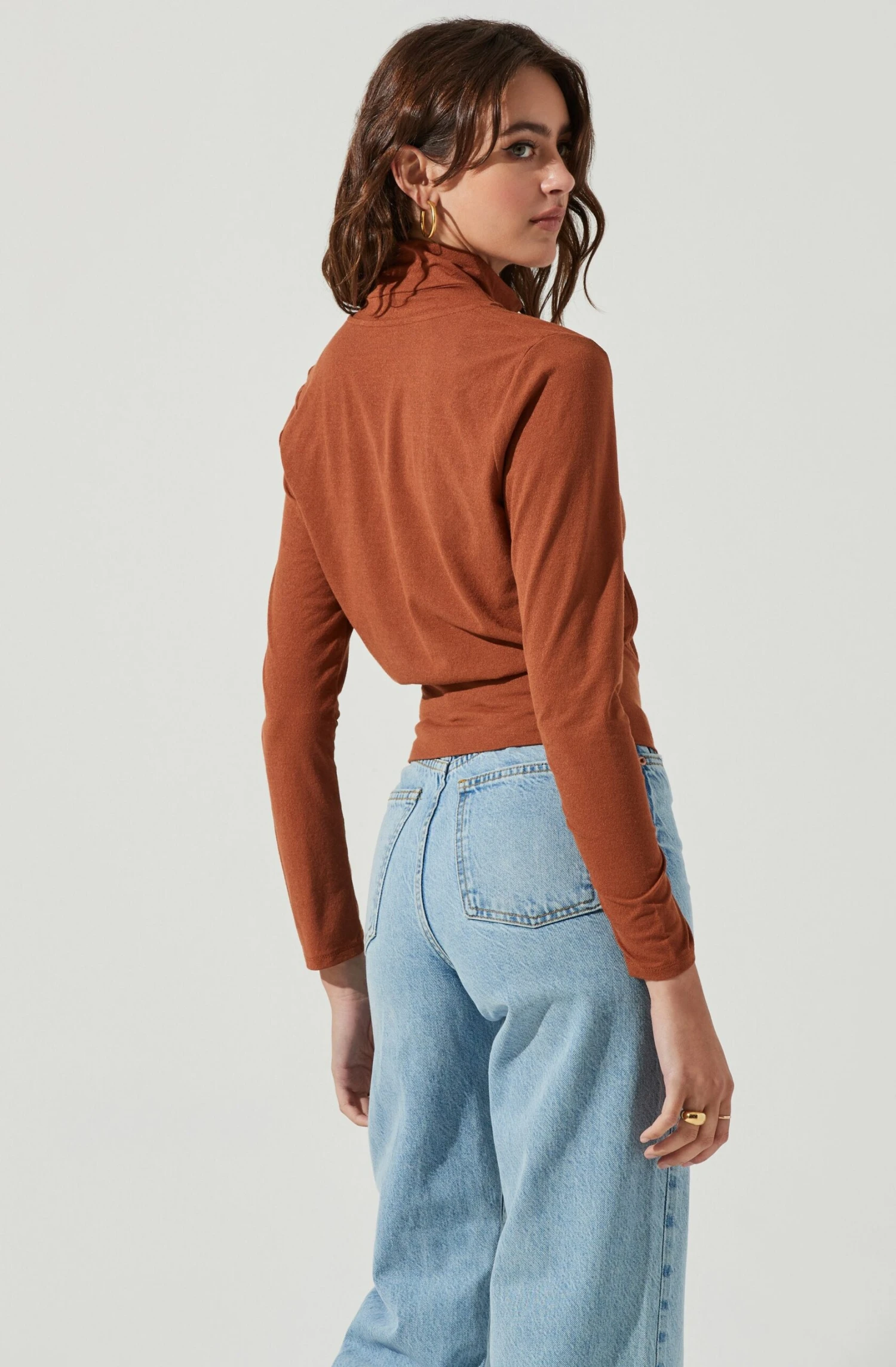 Long Sleeve Mock Neck Shrug 12 Long Sleeve Mock Neck Shrug - Image 10