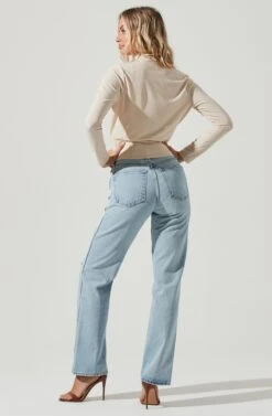 Long Sleeve Mock Neck Shrug 27 Long Sleeve Mock Neck Shrug -Dress Sales Store AT16970 CREAM 2