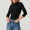 Somerset Mock Neck Cutout Bodysuit