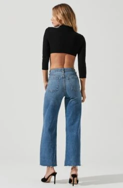 Somerset Mock Neck Cutout Bodysuit 13 Somerset Mock Neck Cutout Bodysuit -Dress Sales Store AT17047 BLACK 4 01d5b5f2 2764 4201 af28 d8150bfaa2f8