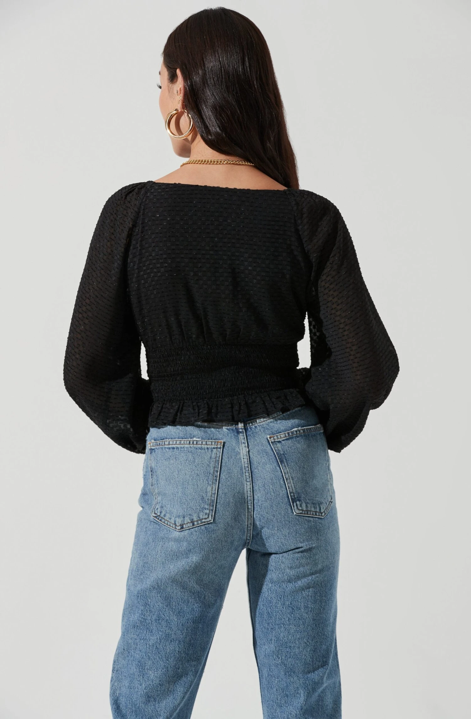 Long Sleeve Smocked Top 8 Long Sleeve Smocked Top - Image 6