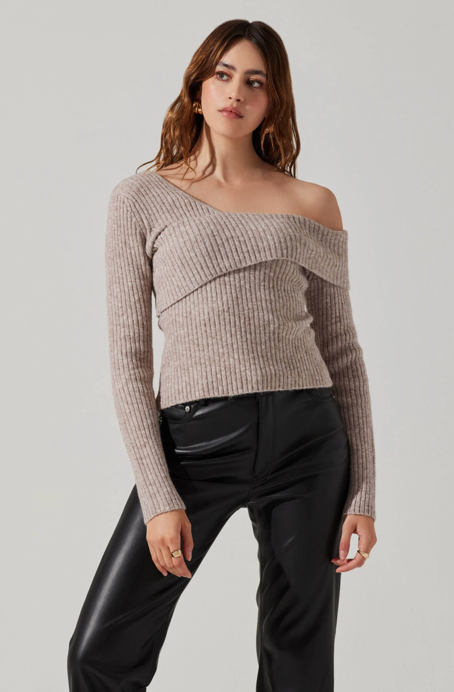 Asymmetrical Foldover Sweater 3 Asymmetrical Foldover Sweater
