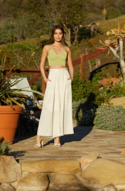 Pleated Front Wide Leg Trouser -Dress Sales Store GUESTOFWEDDING 2120