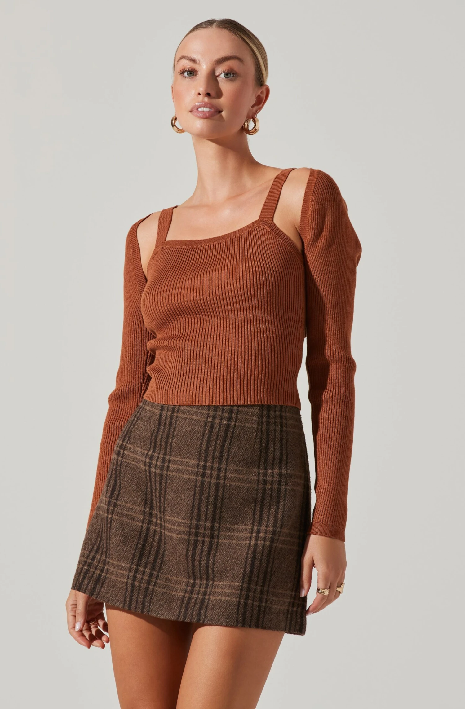 Long Sleeve Bolero Knit Top 3 Long Sleeve Bolero Knit Top