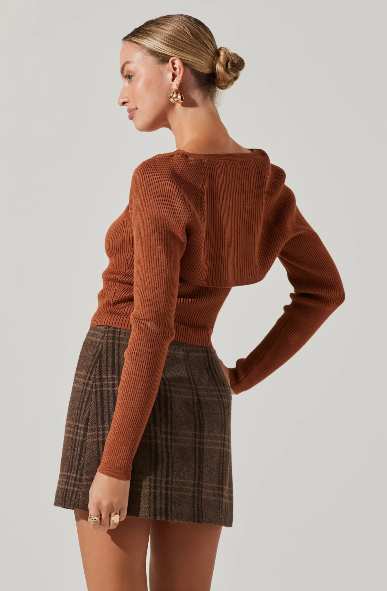 Long Sleeve Bolero Knit Top 7 Long Sleeve Bolero Knit Top - Image 5